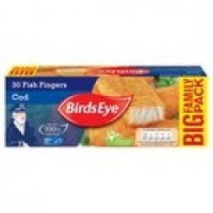 Birds Eye Cod Fish Fingers 30 Pack