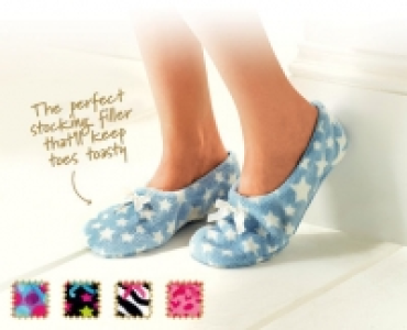 Ladies Fleece Slipper Socks £2.49