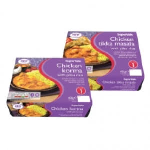 SuperValu Indian Ready Meals (All Varieties) £2.79
