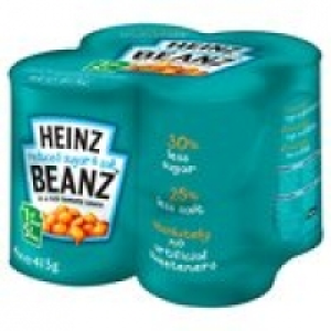 Heinz Beanz Reduced Sugar & Salt Multipac