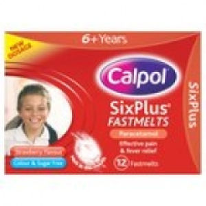 Calpol 6+ Years Sugar Free Strawberry £2.71