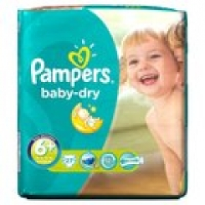 Pampers Baby Dry Size 6+ (Extra Large £8.50