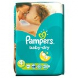 Pampers Baby Dry Size 4 (Maxi) Nappies £8.50