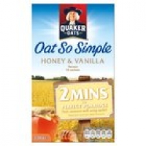Quaker Oat So Simple Honey & Vanilla Flavour &pound;2.45