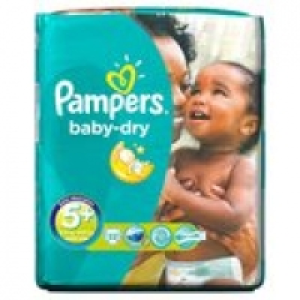 Pampers Baby Dry Size 5+ (Junior+) Nap £5.99