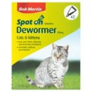 Bob Martin Spot On Cats Dewormer &pound;3.45
