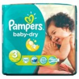Pampers Baby Dry Size 3 (Midi) Nappies £5.99