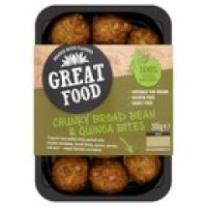 Great Food Chunky Broad Bean & Quinoa Bites