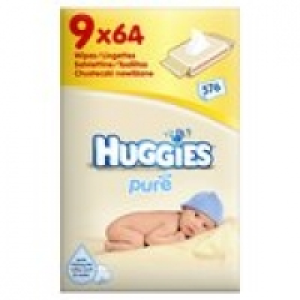 Huggies Pure Wipes £8.00