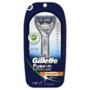 Gillette Fusion Proglide Silvertouch Sensitive Pow