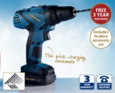 16V Li-Ion Cordless Drill