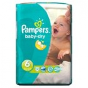 Pampers Baby Dry Size 6 (Extra Large) £5.99