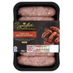 M Signature Thick Old English Sausages