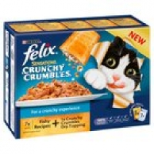 Felix Sensations Crunchy Crumbles Fish