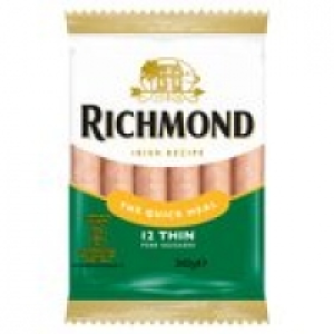 Richmond Thin Pork Sausages 12 Pack