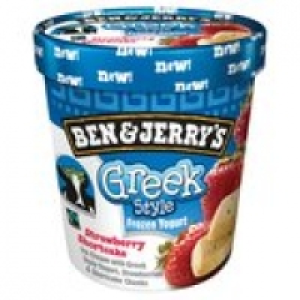 Ben & Jerrys Greek Style Strawberry Shortca