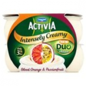 Activia Intensely Creamy Duo Blood Orange