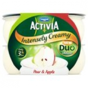 Activia Intensely Creamy Duo Pear & Apple
