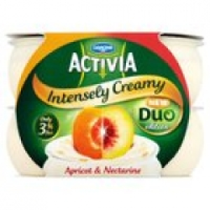 Activia Intensely Creamy Duo Apricot & Ne