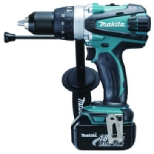 Makita BHP458RFE Combi Drill + 2 Batts 18v