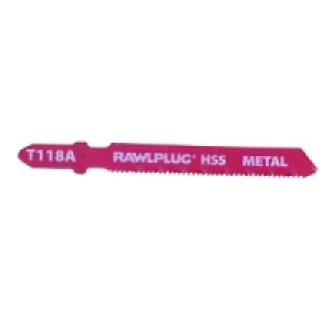 Rawlplug Fine Cut Jigsaw Blade For Metal Pack 5 £3.99