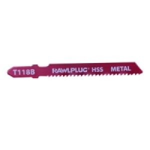 Rawlplug Medium Cut Jigsaw Blade For Metal Pack 5 &pound;3.99