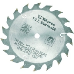 Wickes 30 Teeth Medium Cut Circular Saw Blade 140x10mm