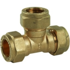 Wickes Compression Equal Tee 15mm