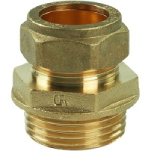 Wickes Male Iron Coupler 22 x 25mm Pack 2