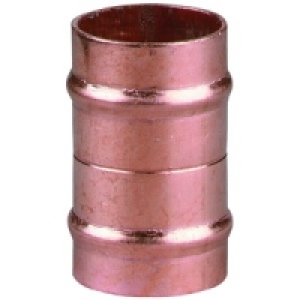 Wickes Solder Ring Straight Coupler 22mm Pack 2