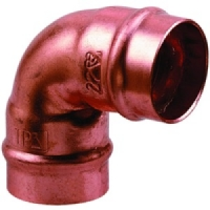 Wickes Solder Ring Elbow 22mm Pack 2