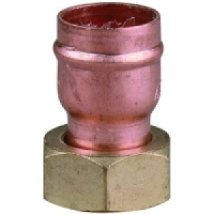 Wickes Solder Ring Straight Tap Connector 19 x 22mm