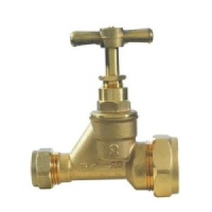 Wickes Brass Poly Stop Cock 20 x 20mm
