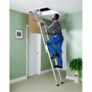 Youngman Deluxe 3 Section Aluminium Loft Ladder