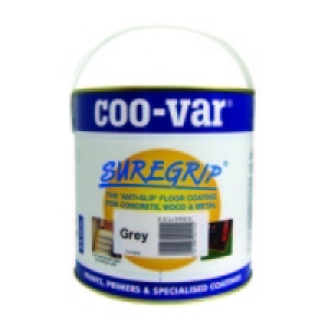 Coo-Var Suregrip Anti-Slip Floor Paint Grey 2.5L £29.99