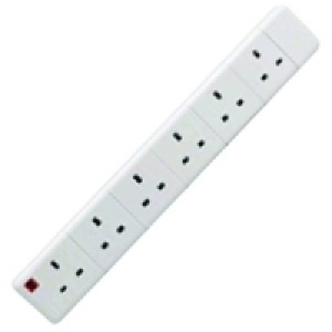 Wickes Extension Lead 6 Sockets Unwired