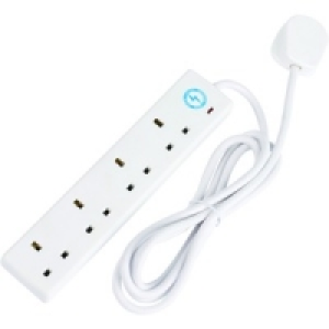 Wickes Surge Protected Extension Lead 4 Sockets 2m £8.35