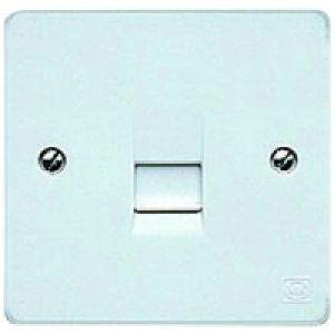 MK Slave Telephone Socket 1 Gang K0427PPK £4.44