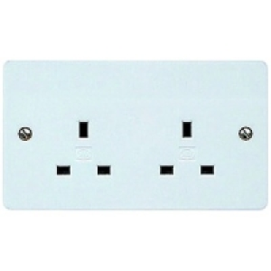 MK 13A Unswitched Double Socket K781PPK £4.48
