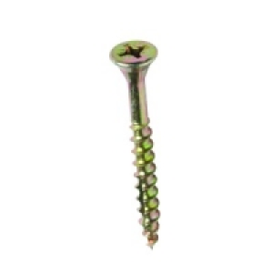 Wickes Ultra Gold Screws 5.0x80mm Pack 20 &pound;4.31