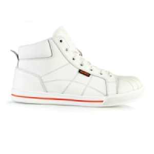 Scruffs Haze High Top Safety Trainer White Size 7