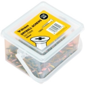 Wickes Drywall Screws Zinc Plated 32mm Pack 500