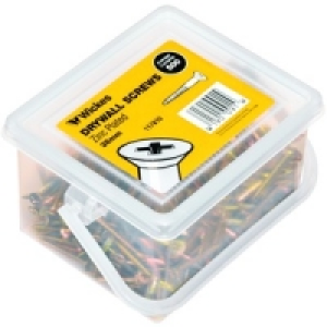 Wickes Drywall Screws Zinc Plated 38mm Pack 500 £4.27