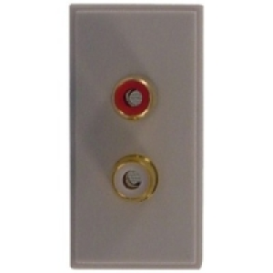 Wickes Twin Audio Connector