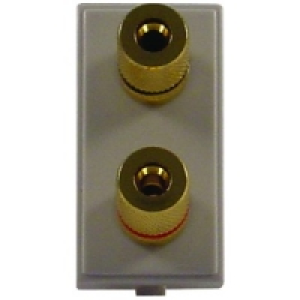 Wickes Gold Plated Twin Speaker Connector £9.99