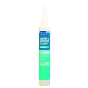 Wickes Kitchen & Bathroom Sealant White 380ml