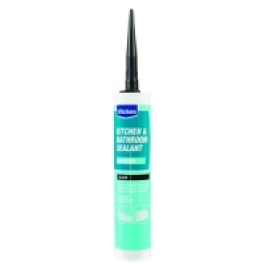 Wickes Kitchen & Bathroom Sealant Black 310ml £3.29
