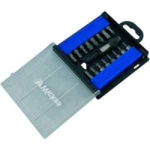 Wickes Screwdriver Bit & Holder Set Pack 17