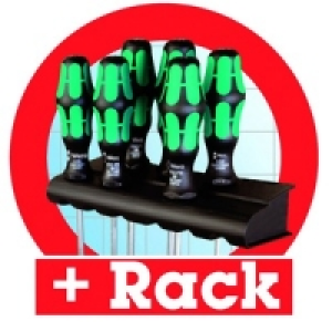 Wera Slotted/Pozi & Phillips Screwdriver Set Pack 6 &pound;24.99