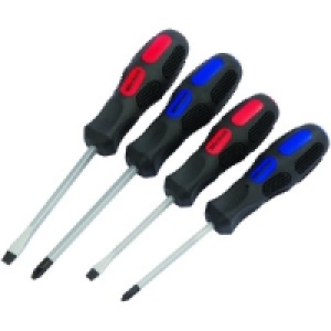 Wickes Pound Thru Screwdriver Set Pack 4